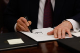 Trump signing orders